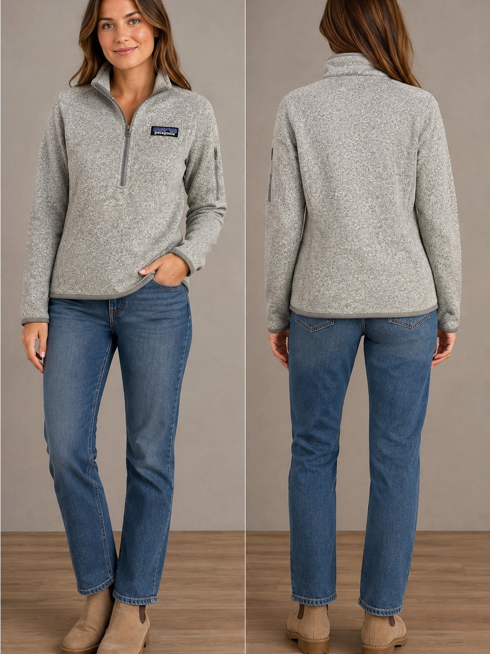 Patagonia Better Sweater Quarter Zip
Gray Fleece Pullover Medium